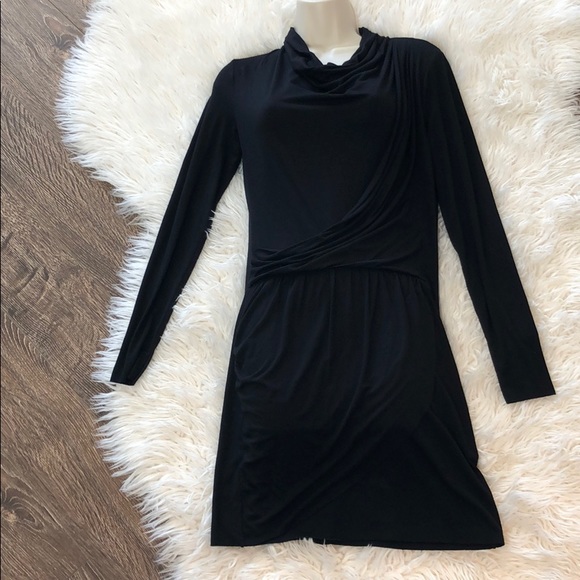 Three Dots Dresses & Skirts - Threedots Black Drapped Dress